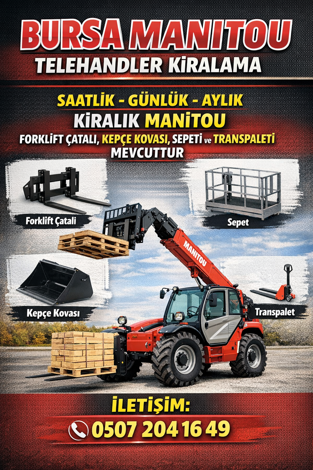 NİLÜFER BÖLGESİNDE HİZMET VEREN MANİTOU 